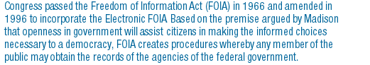 FOIA: Freedom of Information Act