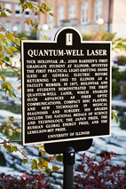 A marker commemorating Bardeen's theory of superconductivity was stolen
